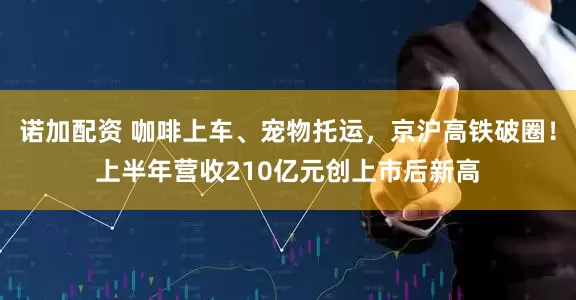 诺加配资 咖啡上车、宠物托运，京沪高铁破圈！上半年营收210亿元创上市后新高